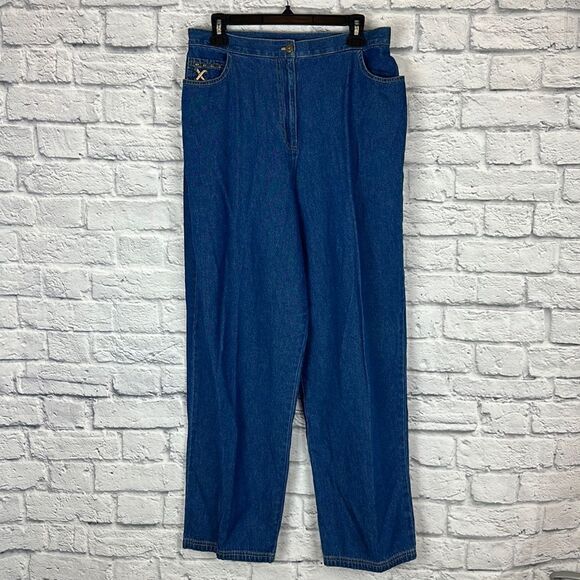 Sag Harbor Vintage Elastic Waist Jeans Size Large - Picture 1 of 6